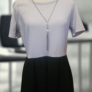 LuLaRoe Amelia Dress w/ Pockets – Black & White | Classic & Chic